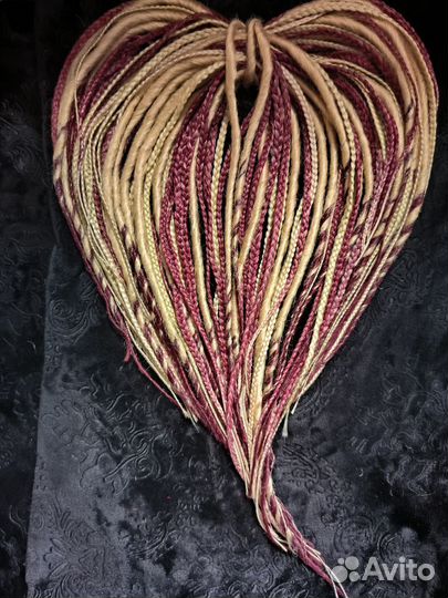 Д е комплект кос, Афрокосы, де косы