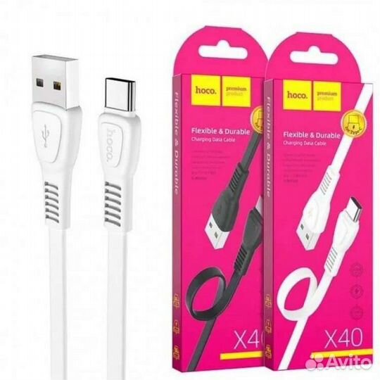 Кабель hoco x40 зарядка и передача данных