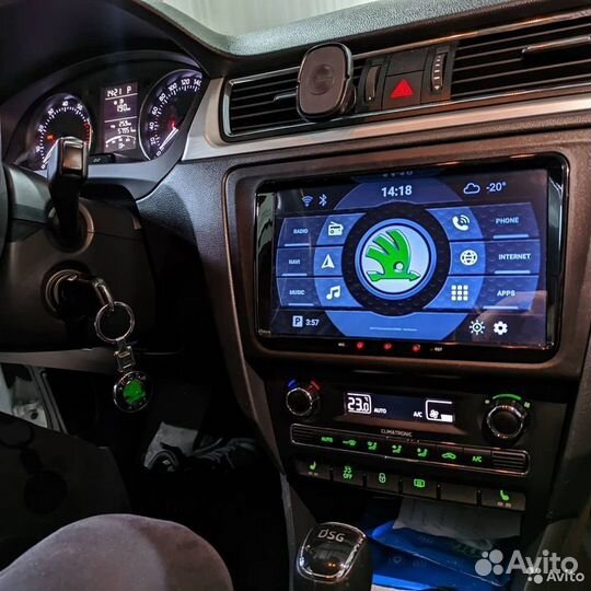 Магнитола Skoda Rapid Android IPS