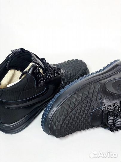 Ботинки зимние nike lunar force 1 натуральный мех