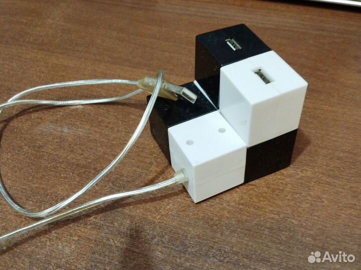 Переходник mini usb на type c(4 ports)