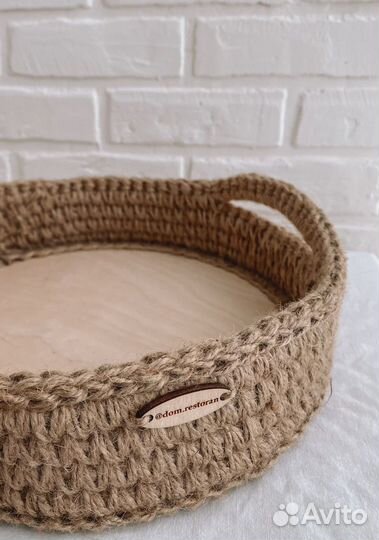 Корзина из джута