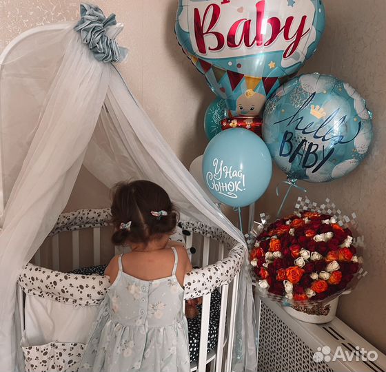 Детская кроватка трансформер ellipsebed