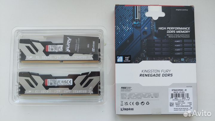 DDR5 Kingston fury Renegade 6400
