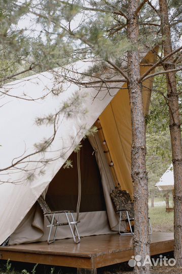 Глэмпинг. Аренда сафари-тента на двоих