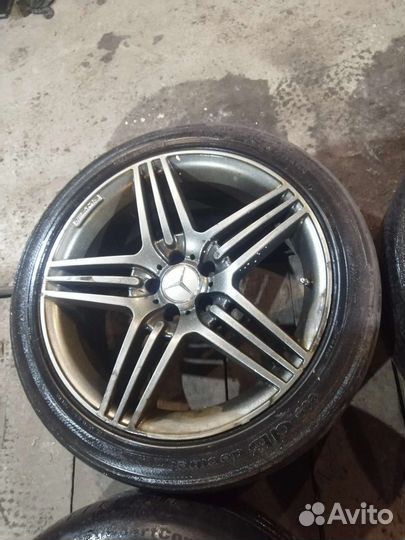 Колеса на mercedes r19 amg разноширокие