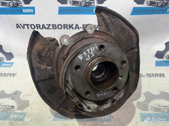 Кулак поворотный задний левый Bmw X5 E53 M57D30