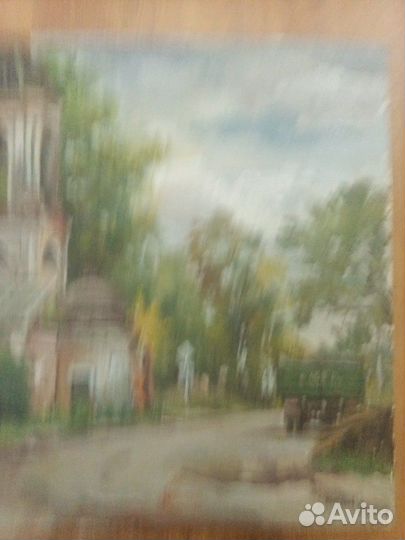 Картина маслом холст Баканов