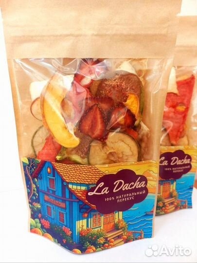 Фруктовые чипсы, питание для походов