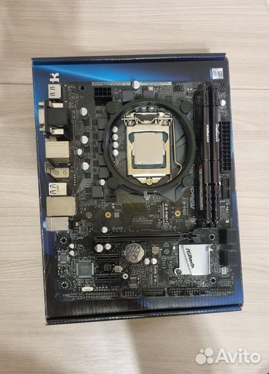 Комплект i5-10400f + Asrock B460M-HDV + Kingston H
