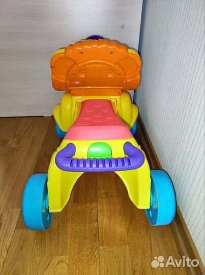 Каталка ходунки толокар Fisher Price лев