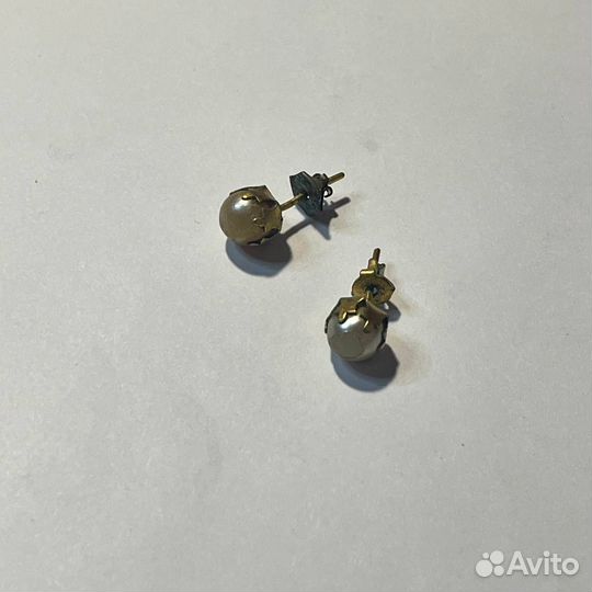 Серьги гвоздики, винтаж