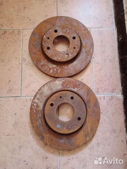 Тормозные диски передние mitsubishi lancer 9