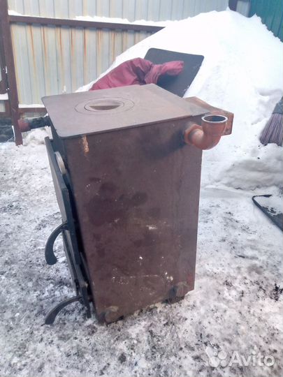Печка для отопления дома бу