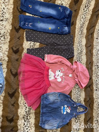 Вещи пакетом на девочку 86, 92