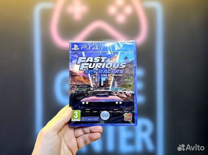 Диск ps4 Fast Furious: Spy Racers, русская версия