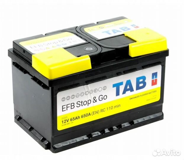 Аккумуляторы TAB efb Бесплатная доставка
