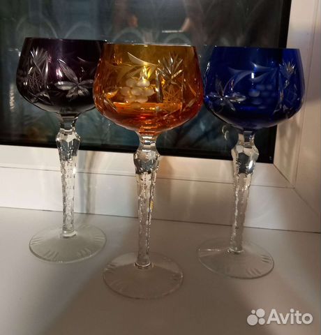 Хрустальные бокалы для вина.Германия