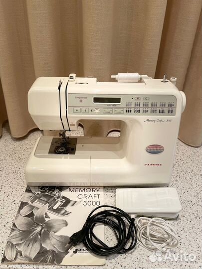 Швейная машина Janome Memory Craft 3000 (Япония)
