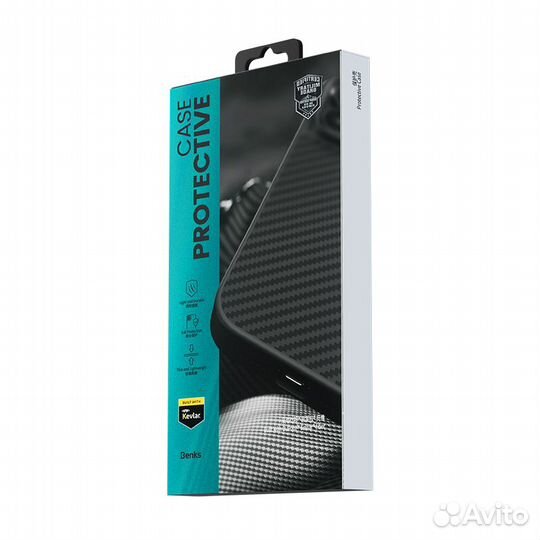 Benks Чехол iPhone 14 Pro Max Карбон