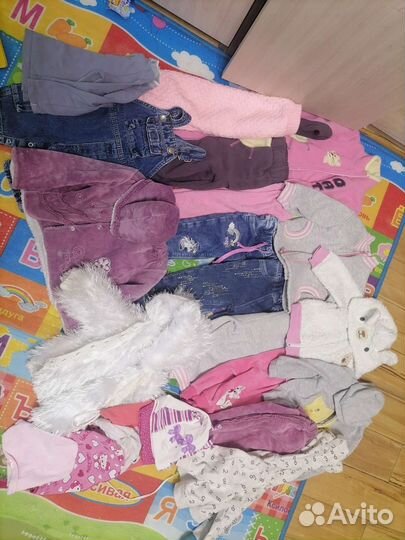 Детские вещи и обувь пакетом на девочку