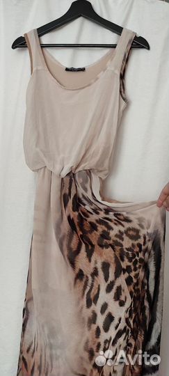 Платье тигровое леопардовое