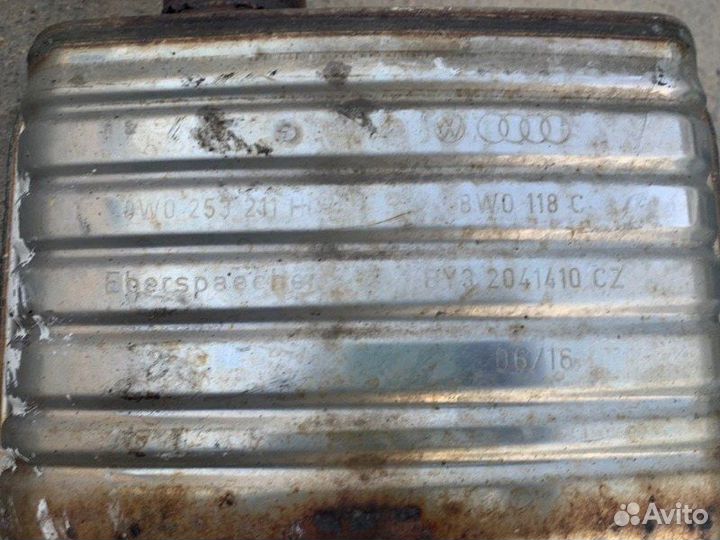 Выхлопная система Audi A4 B9 2017