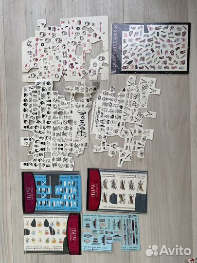 Слайдеры наклейки / маникюр