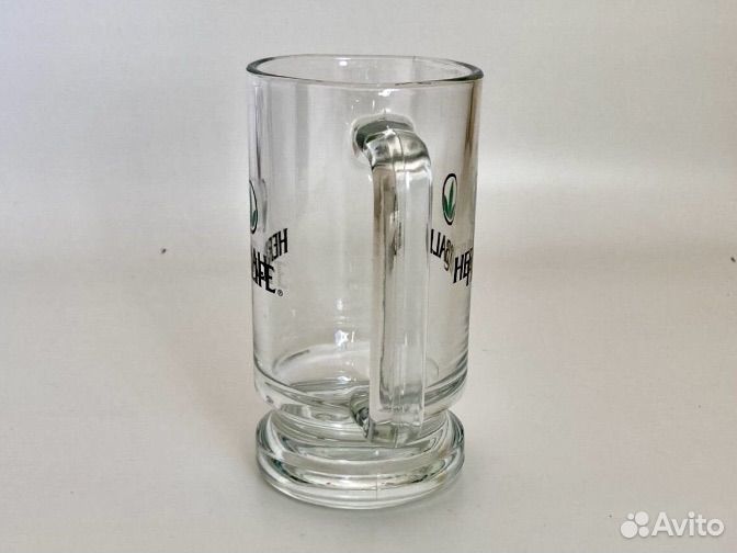 Стеклянная кружка новая