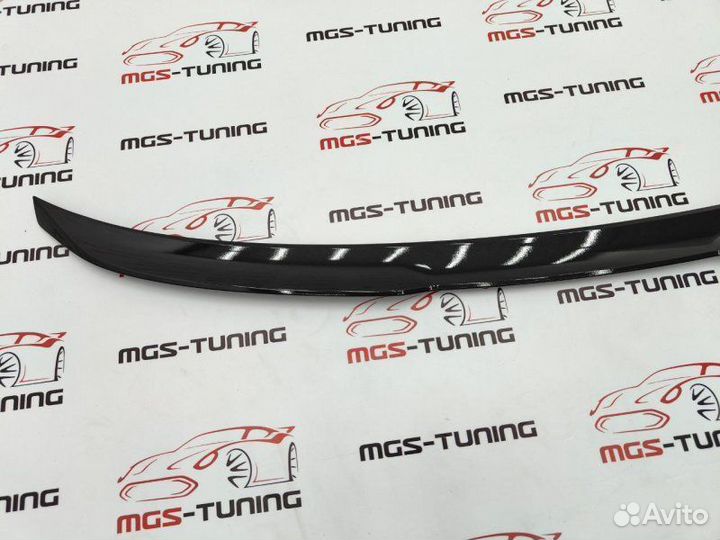 Спойлер BMW 3 серия G20 стиль M3 черный глянец