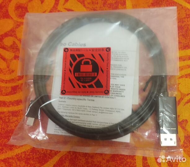 Кабель Lenovo Mini-DisplayPort to DisplayPort