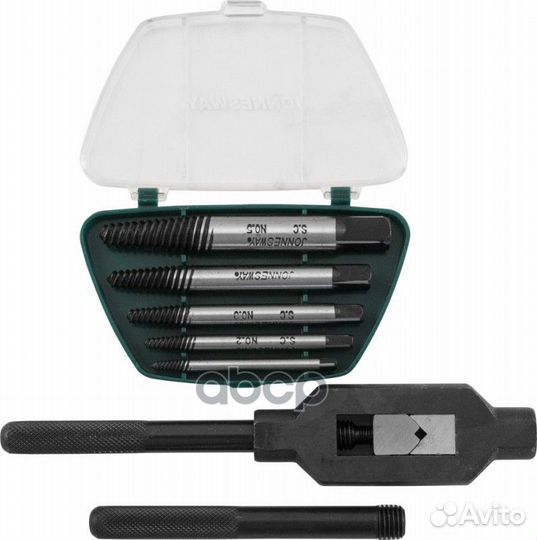 Набор экстракторов спиральных конических с дер