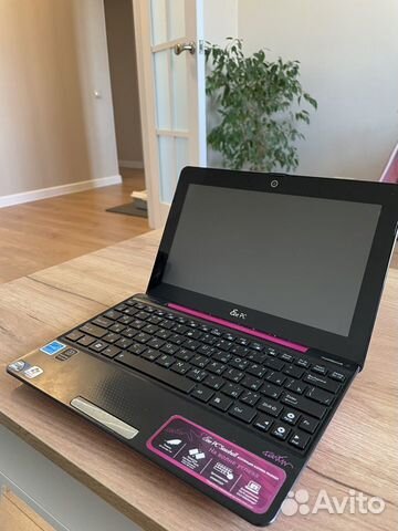 Розовый нетбук asus Eee PC 1008HA объявление продам