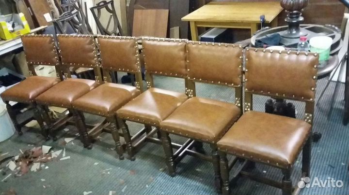 Перетяжка и замена обивки кресел из ткани