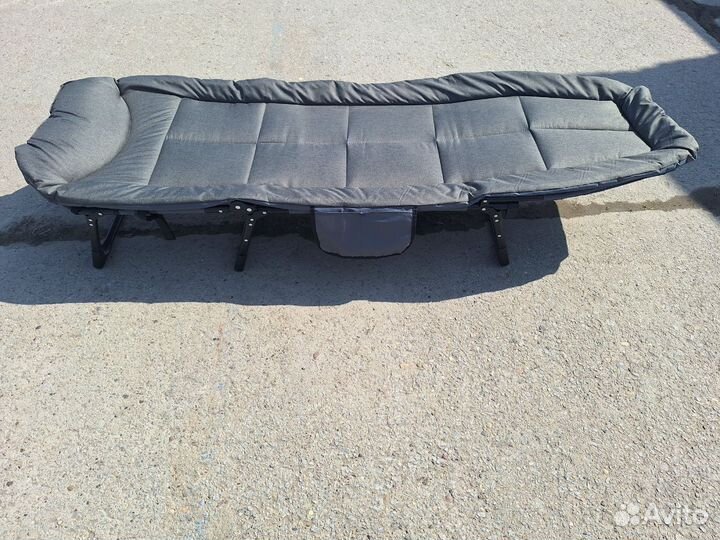 Раскладушка-шезлонг мягкая