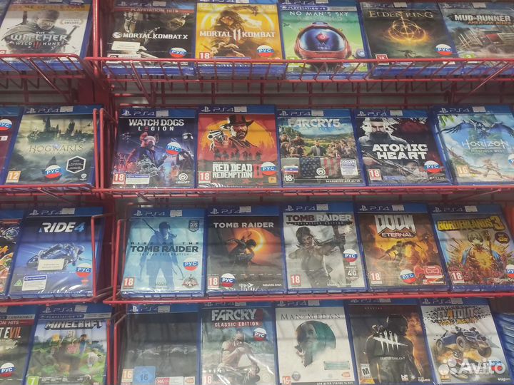Диски игры для ps4