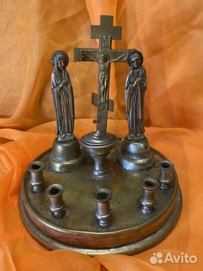 Старинная церковная утварь-литийница-Захряпин