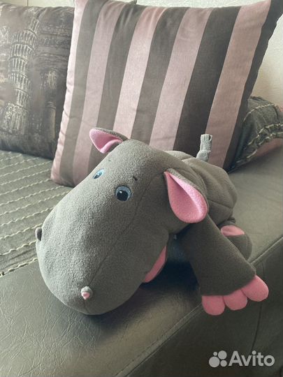 Логопедическая игрушка бегемотик Жужа