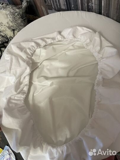 Матрас на круглую Кровать + непромокаемая прост