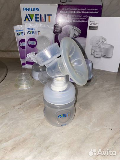 Молокоотсос avent электрический
