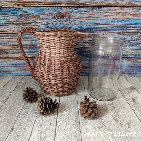 Ваза плетёнвя