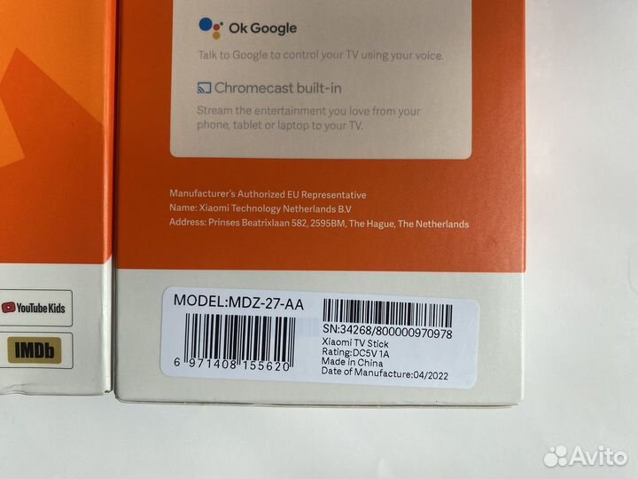 Xiaomi Mi TV Stick 4K 2022 (Новая)