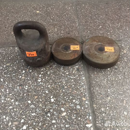 Гантели в ассортименте