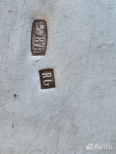 Подстаканник серебро 875