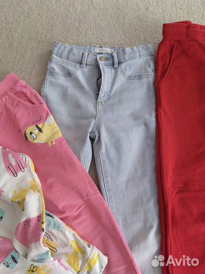 Детские вещи пакетом для девочек 128 134