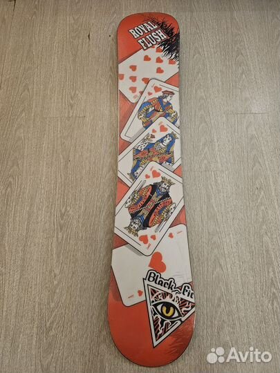 Комплект сноуборд крепления 152 black fire