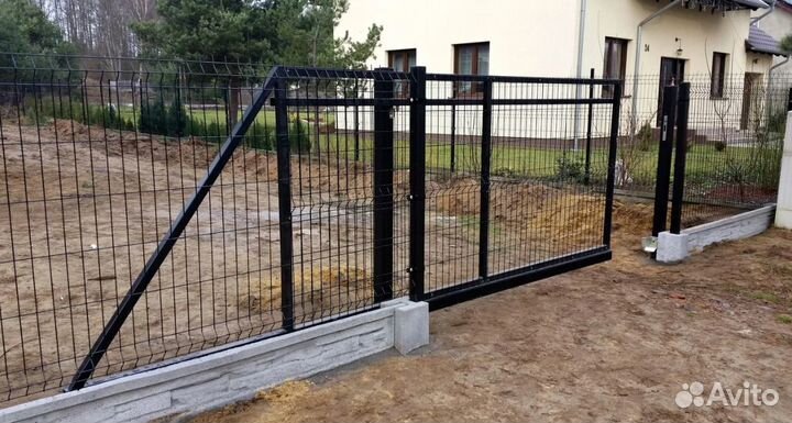 Забор металлический работа по договору быстро