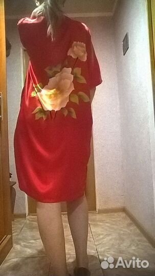 Шелковый халат