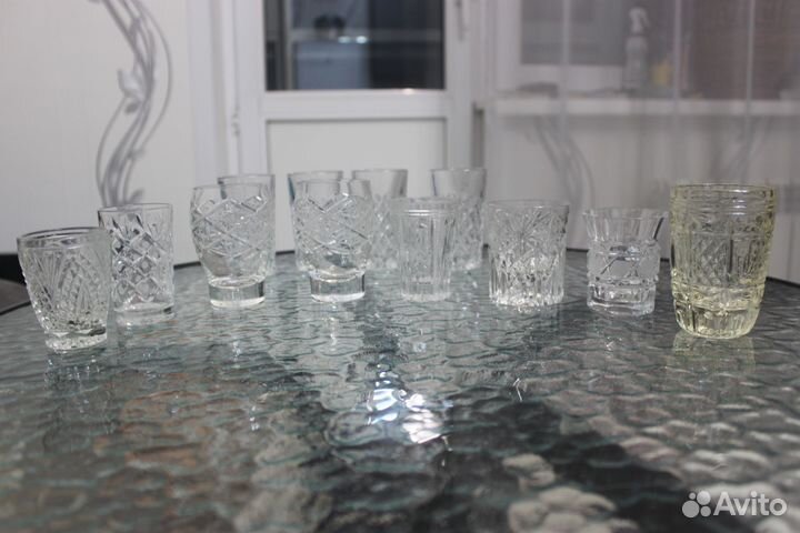 Рюмки хрусталь из СССР в добор