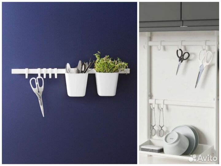 Контейнер ikea, крючки новое